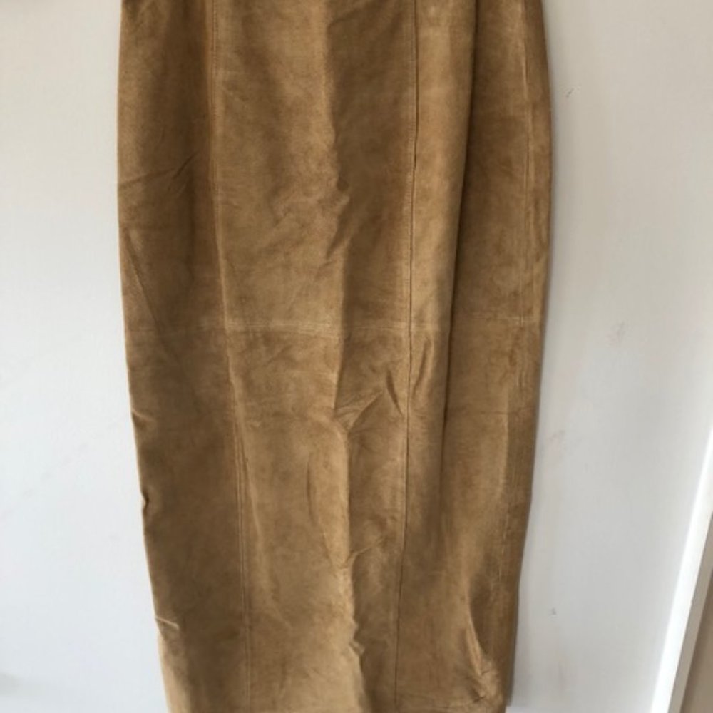Suede Midi/Maxi Skirt